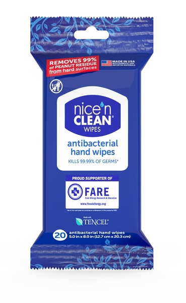 Nice 'N Clean Antibacterial Hand Wipes, Travel Pack