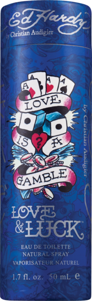 Ed Hardy Love And Luck Men Edition Spray, 1.7 OZ