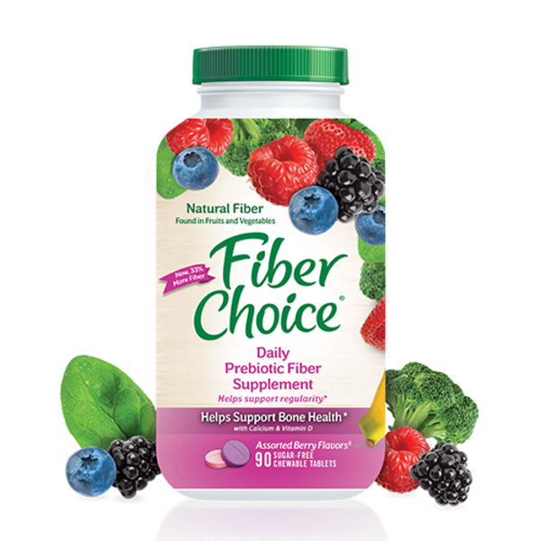Fiber Choice Chewable Tablets Plus Calcium Assorted Berry