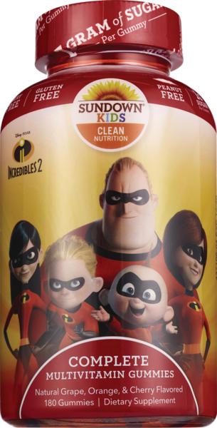 Sundown Naturals Kid's Complete Multivitamin Gummies 180CT