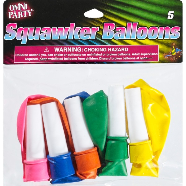 Omni Party Squawker Balloons