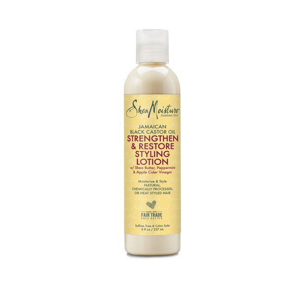 SheaMoisture Jamaican Black Castor Oil Strengthen Grow & Restore Styling Lotion, 8 OZ