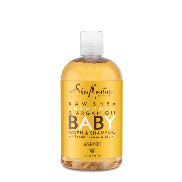 SheaMoisture Raw Shea Chamomile and Argan Oil Head-to-Toe Baby Wash and Shampoo, 13 OZ