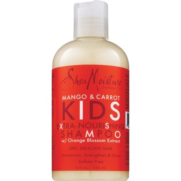 Shea Moisture with Shea Butter Mango Carrot Extra-Nourishing Shampoo for Kids, 8 OZ