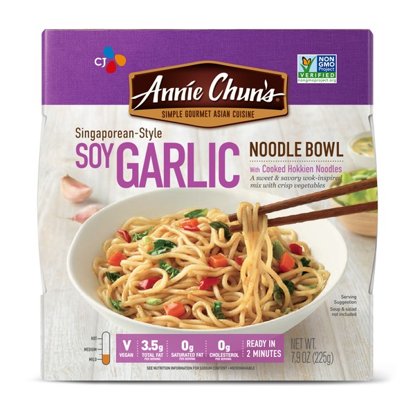 Annie Chun's Singaporean-Style Soy Garlic Noodle Bowl, 7.9 OZ