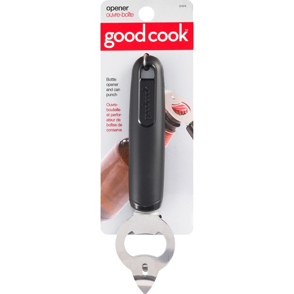 Good Cook Bottle Opener & Can Punch #51474