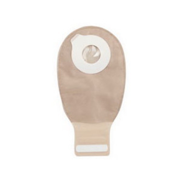 Clicking on the image opens a new modal with 1 larger images of Convatec Esteem Synergy + Adhesive Coupling Technology Drainable Pouch 50.8 mm Stoma Opaque, 10CT. Some images may not have descriptive text. 1 out of 1.