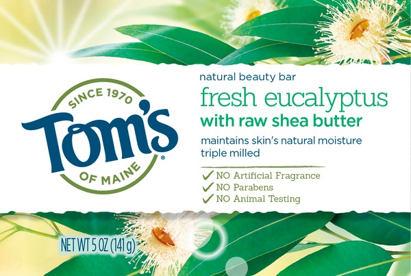 Tom's of Maine Bar Soap, Eucalyptus, 5 OZ