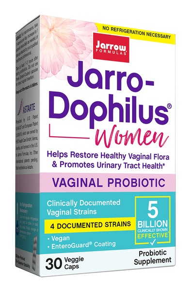 Clicking on the image opens a new modal with 1 larger images of Jarrow Formulas Jarro-Dophilus Women, 30 CT. Some images may not have descriptive text. 1 out of 1.