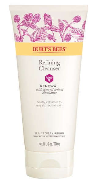 Burt's Bees Renewal Refining Cleanser with Bakuchiol Natural Retinol Alternative, 6 OZ