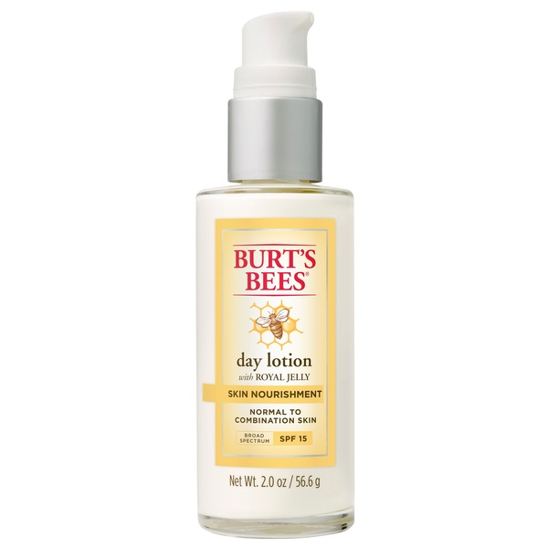 Burt's Bees Skin Nourishment Day Lotion with SPF 15 for Normal to Combination Skin, 2 OZ
