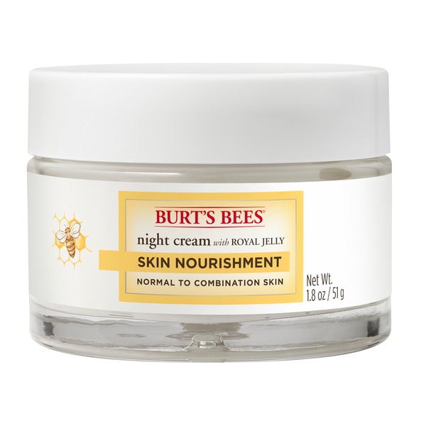 Burt's Bees Skin Nourishment Night Cream for Normal to Combination Skin, 1.8 OZ