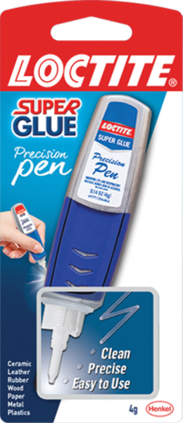 Loctite Precision Pen Gel Super Glue, 0.14 OZ