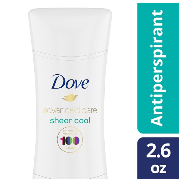 Dove Advanced Care Sheer Cool Antiperspirant Deodorant , 2.6 oz