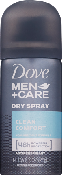 Dove Men+Care Cool Fresh Dry Spray Antiperspirant Deodorant, 1 OZ