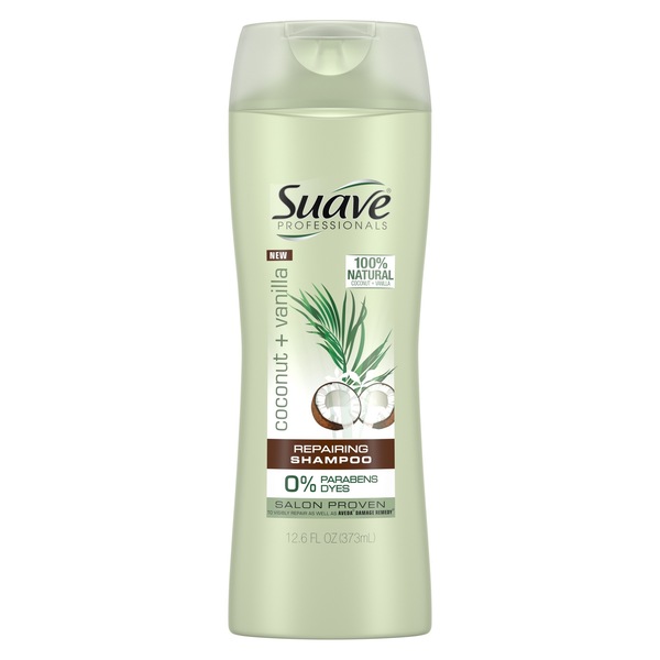 Suave Professionals Coconut + Vanilla Shampoo, 12.6 OZ