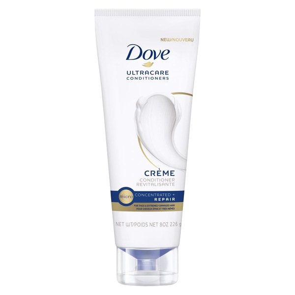 Dove Ultracare Conditioner Concentrated Repair Creme for Thick, Damaged Hair, 8 OZ