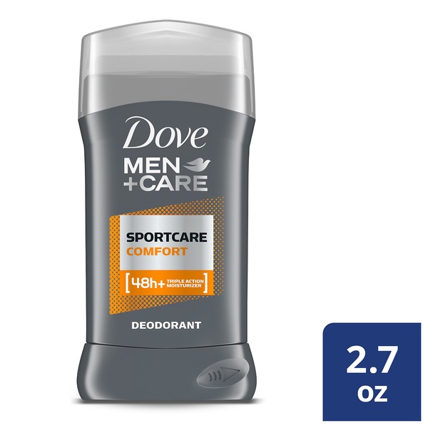 Dove Men+Care Moisturizing for Dry Skin Sportcare Comfort Deodorant Stick For 48 Hour Freshness, 3 oz