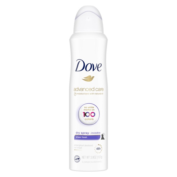 Dove Invisible Dry Spray Antiperspirant Deodorant, 3.8 OZ