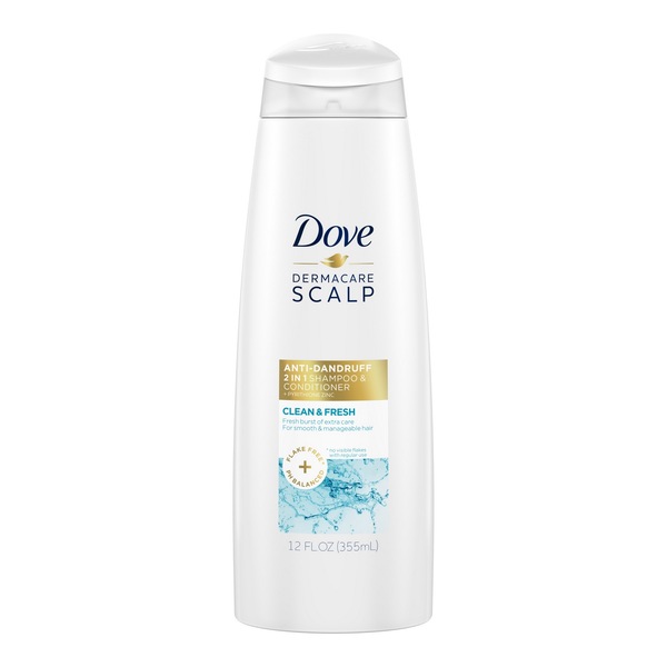 Dove Dermacare Scalp Anti-Dandruff Shampoo & Conditioner Clean & Fresh, 12 OZ