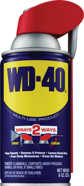 WD-40 Multi-Use Product Stops Squeaks, Cleans, Protects & Loosens, 8 OZ