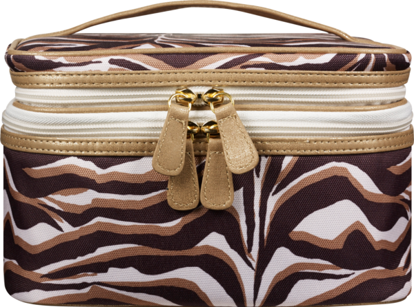 Conair Allegro Zebra Cosmetic Travel Bag