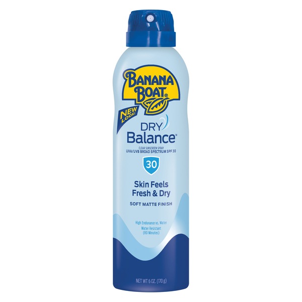 Banana Boat Dry Balance Sunscreen Spray, 6 OZ