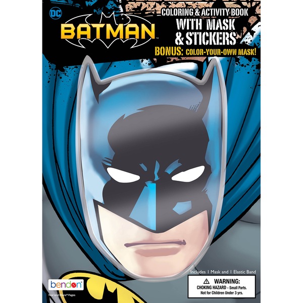 Batman Coloring & Activity Book with Mask