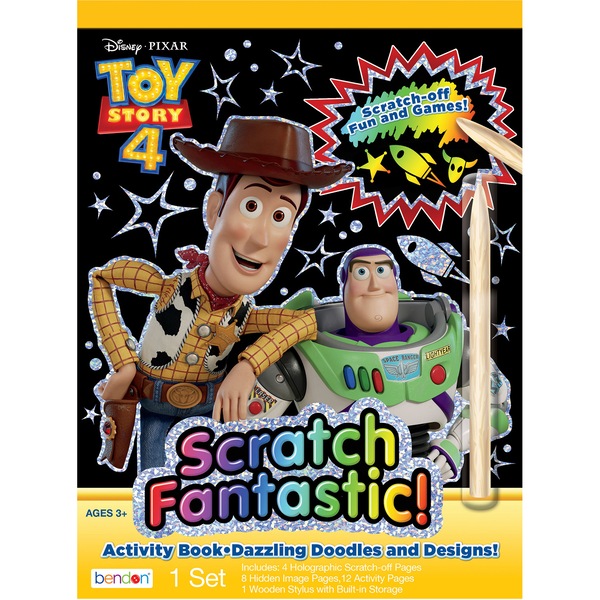 Toy Story 4 Scratch Fantastic Activity Book