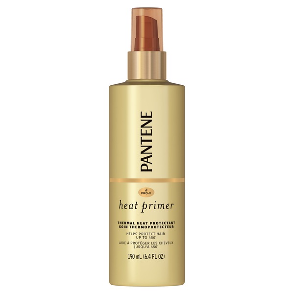 Pantene Pro-V Nutrient Boost Heat Primer Thermal Heat Protection Pre-Styling Spray, 6.4 OZ