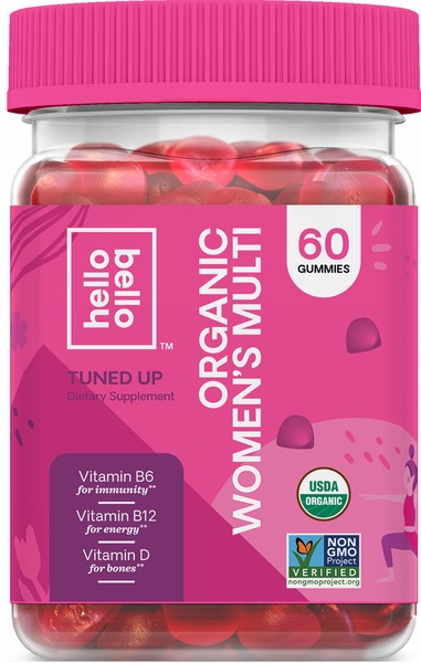 Hello Bello Organic Women’s Multi Vitamin Gummy, 60 CT