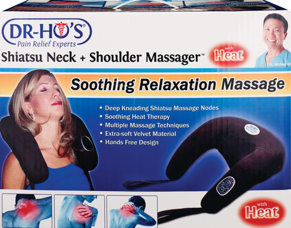 Dr. Ho's Shiatsu Neck & Shoulder Massager With Heat