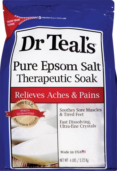 Dr. Teal's Pure Epsom Salt Therapeutic Soak, 96OZ