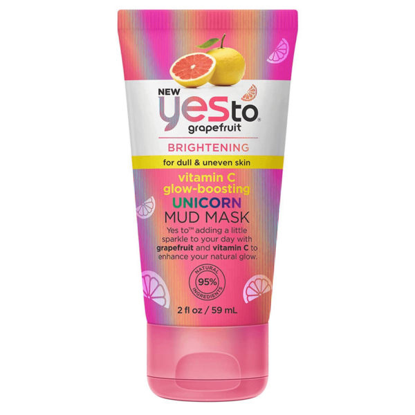 Yes To Grapefruit Vitamin C Glow-Boostin Unicorn Mud Mask, 2 OZ