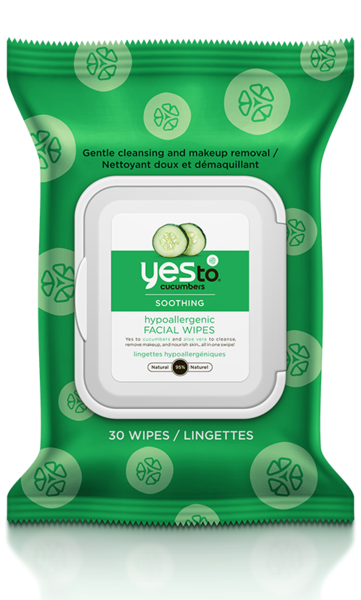 Yes To Cucumbers Natural Glow Facial Towelettes