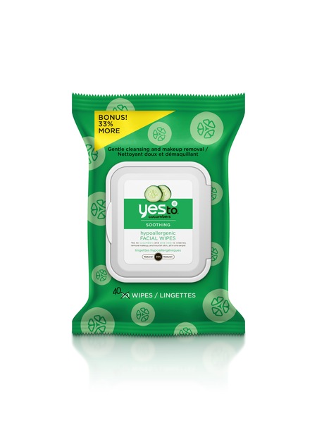 YES TO CUCUMBER FACIAL WIPES