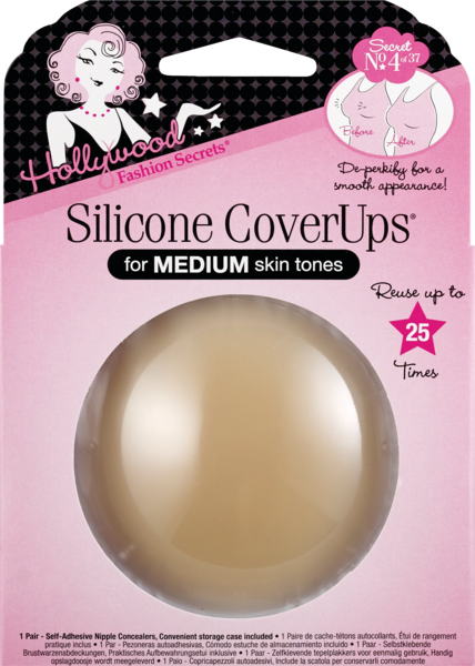 Hollywood Fashion Secrets Silicone CoverUps Medium SkinTones