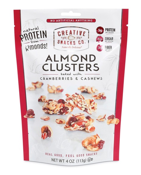 Creative Snacks Almond Clusters, 4 OZ