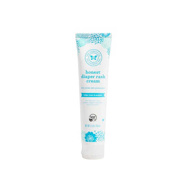 Honest Diaper Rash Cream, 2.5 OZ