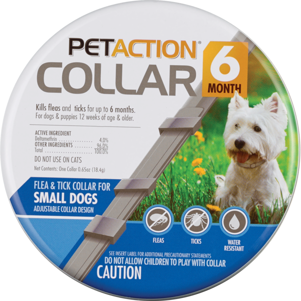 PetAction 6 Month Flea & Tick Collar for Dogs