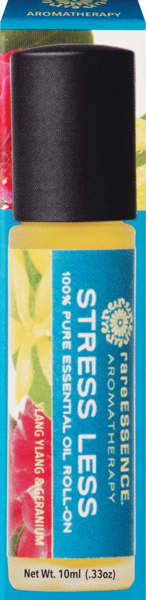 RareEssence Aromatherapy Stress Less 100% Pure Essential Oil Roll-On, 0.33 OZ