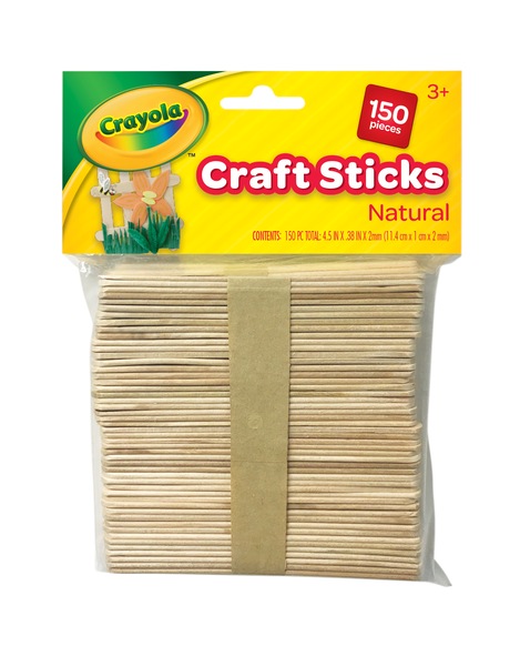 CRA NATURAL CRAFT STICKS 150 CT