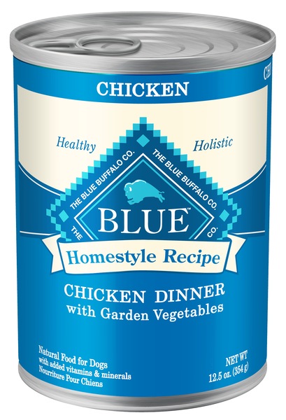 Blue Buffalo Homestyle Recipe Natural Adult Wet Dog Food, Chicken Dinner, 12.5 OZ