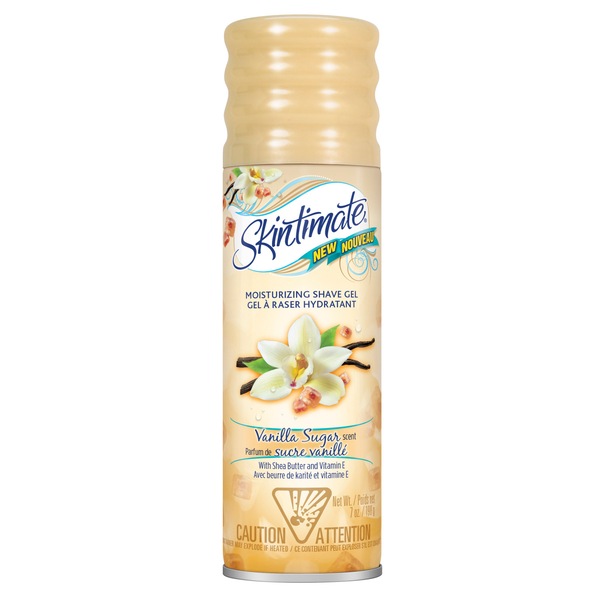 Skintimate Vanilla Sugar Shave Gel, 7 OZ