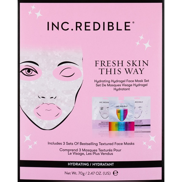 Clicking on the image opens a new modal with 1 larger images of INC.REDIBLE FRESH SKIN THIS WAY. Some images may not have descriptive text. 1 out of 1.