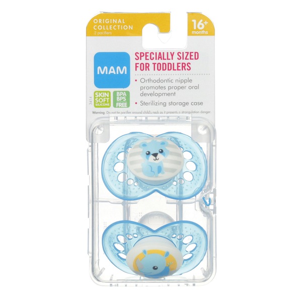 MAM ORIGINAL PACIFIER 16+ MONTH 2PK