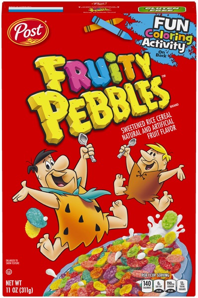 Post Fruity Pebbles Cereal