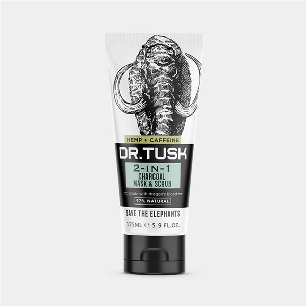 DR.TUSK 2-IN-1 CHARCOAL MASK & SCRUB