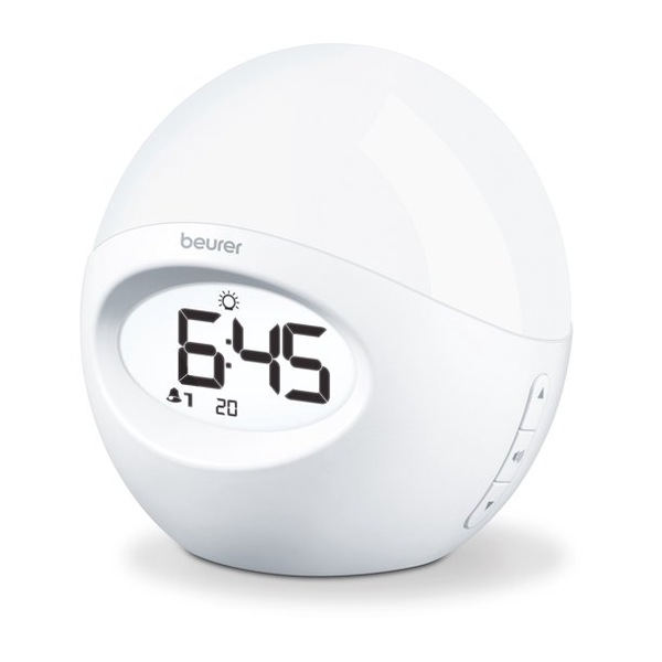 Beurer Wake-Up Light, with Sunrise Simulation, Alarm, Radio, And Multi-changing colors, WL32