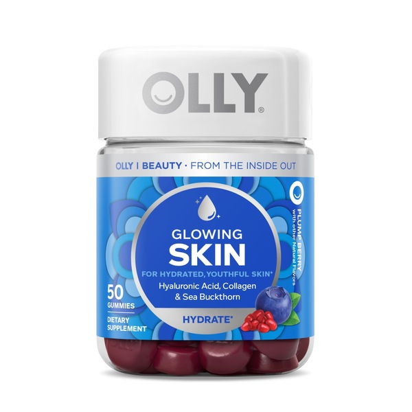 Olly Glowing Skin Gummy Vitamins, 50CT